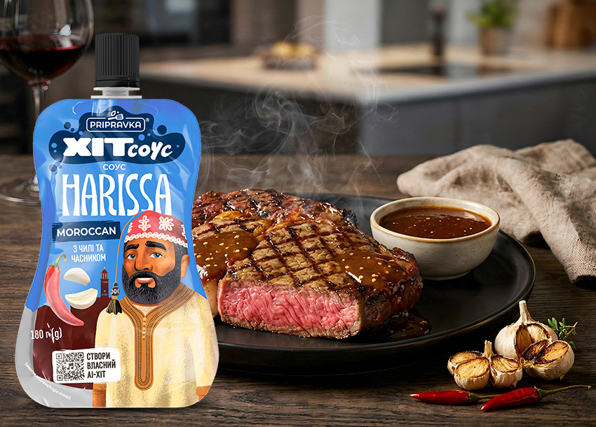 СТЕЙК ІЗ СОУСОМ HARISSA