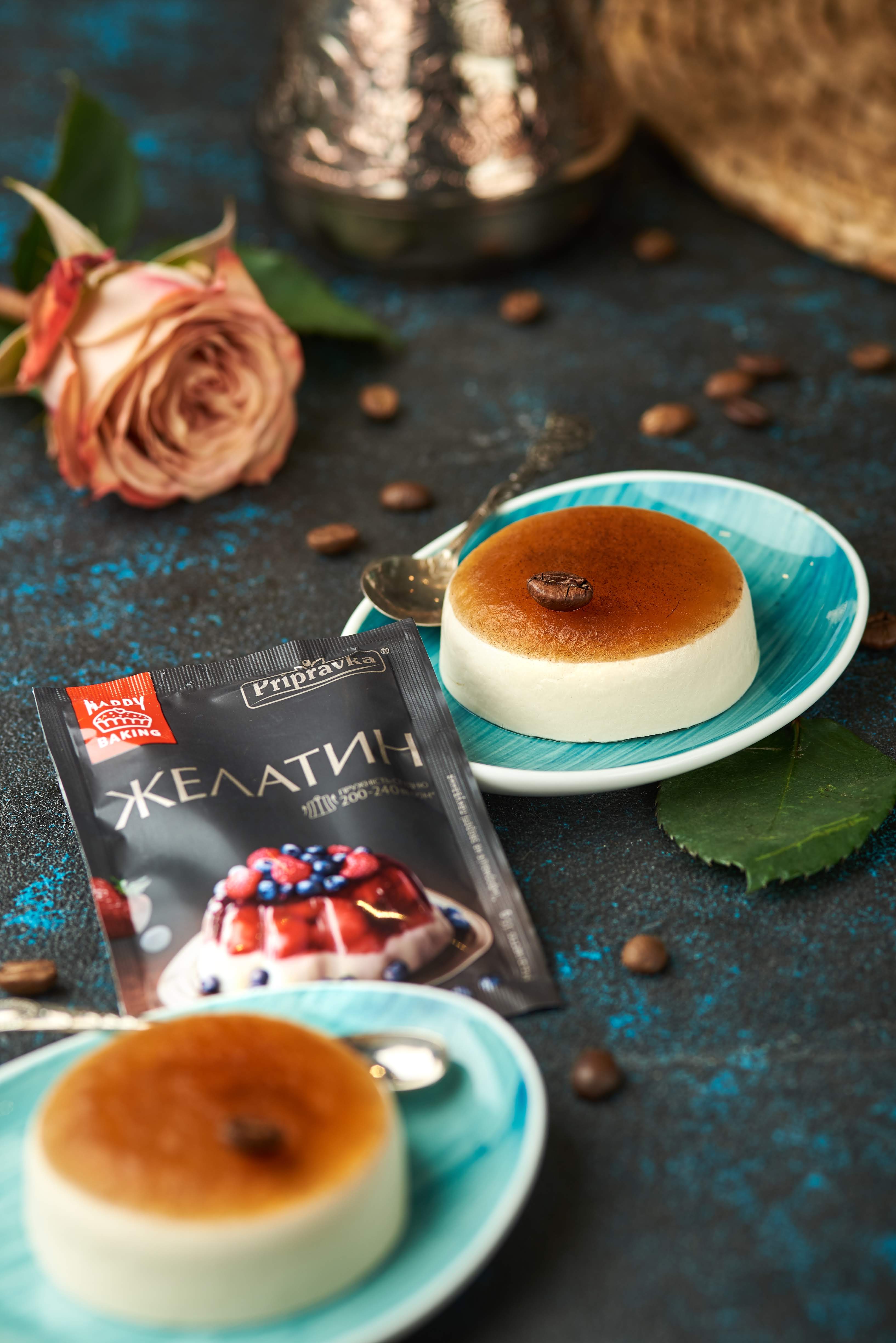 Кавова панна-котта від Лізи Глінської та ТМ Приправка