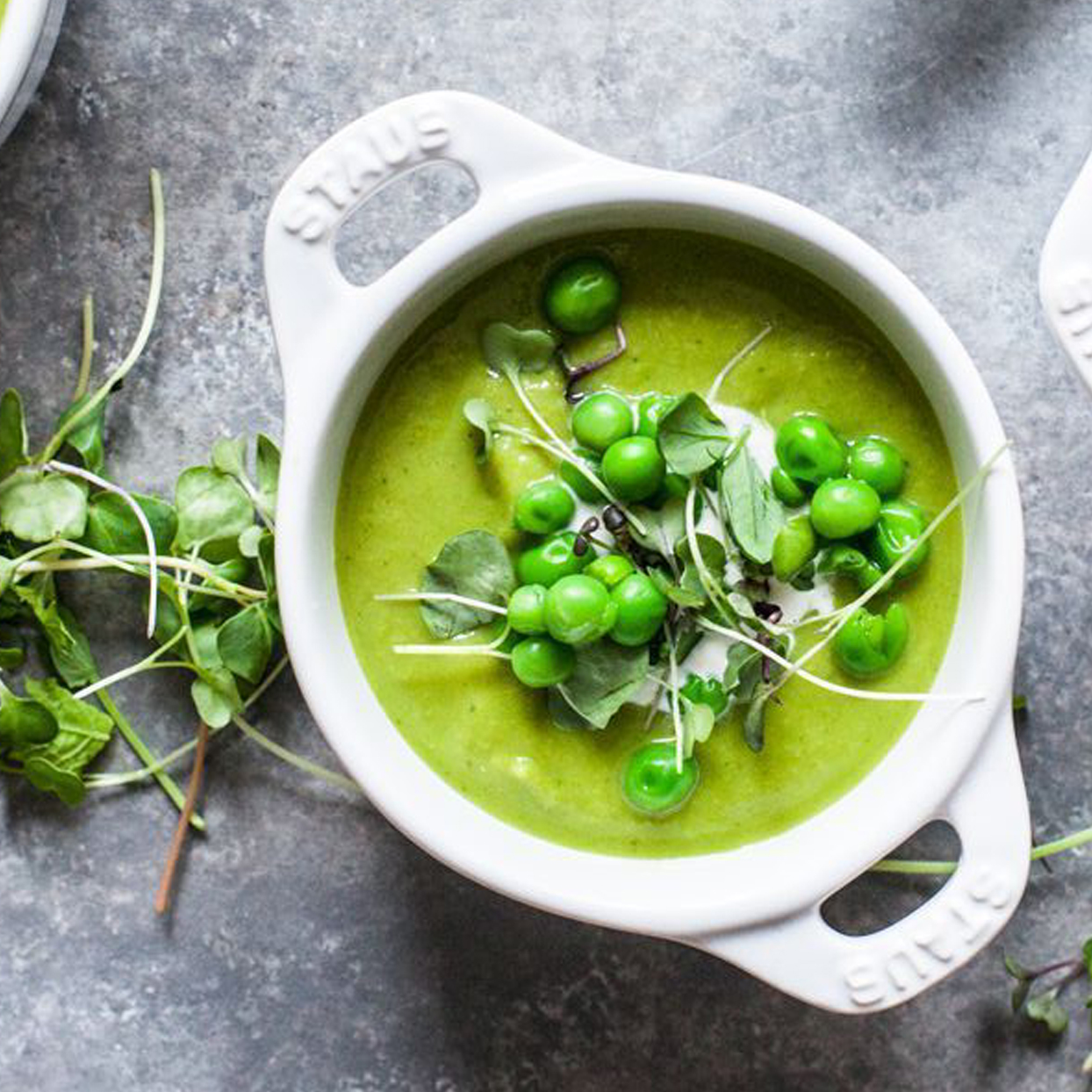 Гороховий суп-пюре с куркою